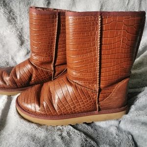Rare crocodile brown Uggs